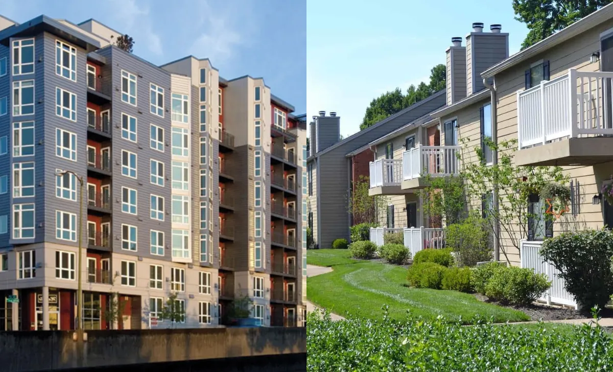 Podium vs. Garden-Style Apartments