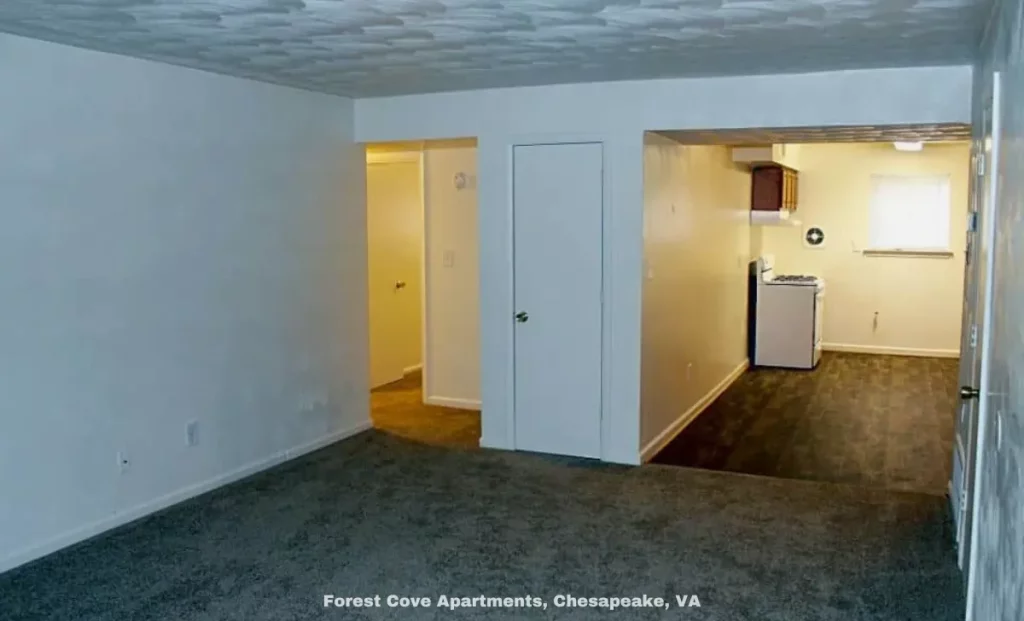 Inside Forest Cove Apartments in Chesapeake Va