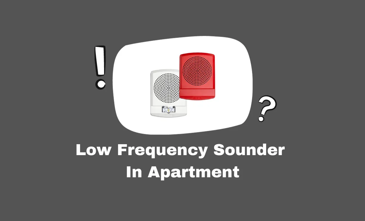 low frequency sounder in apartment