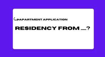 Understanding The Meaning Of “Residency From” On Apartment Applications